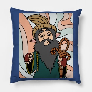 Funny Dwarf Garden Gnome Pillow