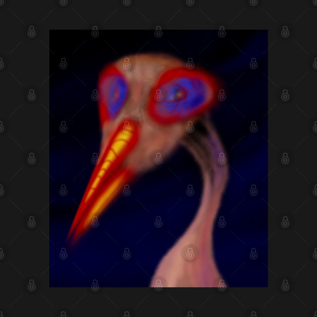 Mysterious strange bird-like creature by DaveDanchuk