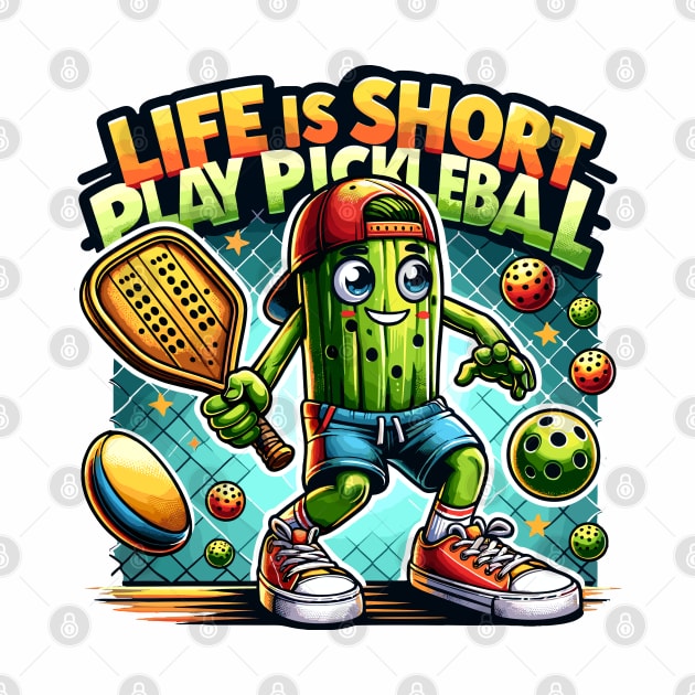 Life is short. Play pickleball! by mrnesi