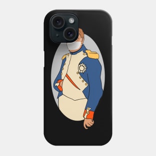 Napoleon In Face Mask - Social Distancing Quarantine Drawing Phone Case