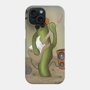 Rock in the desert, cowboy cactus Phone Case