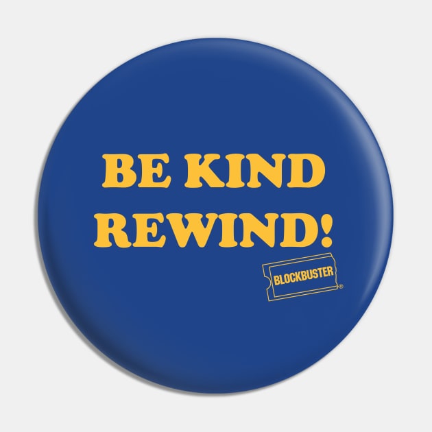 Blockbuster Retro Be Kind Rewind Pin by portraiteam