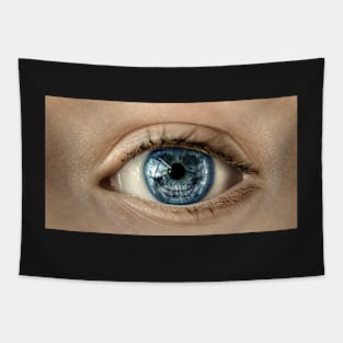 Killer Masks - Skull Reflection Tapestry