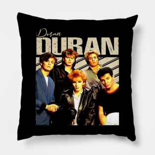 Glamorous '80s Icon Duran Nostalgia Tribute Shirt Pillow