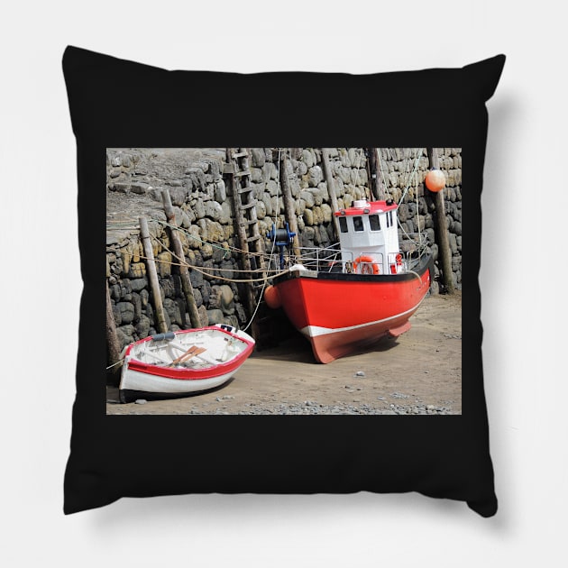 Fishing Boats Pillow by AlexaZari