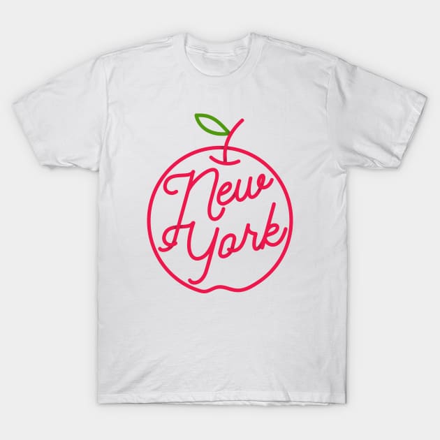 I Love New York, The Big Apple Vintage Design Women's T-Shirt