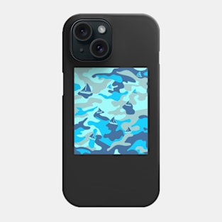 Sailing Camo Tiffany Phone Case