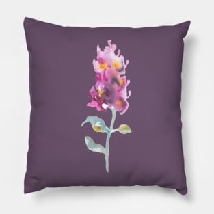 Beautiful watercolor pink Orchid Pillow