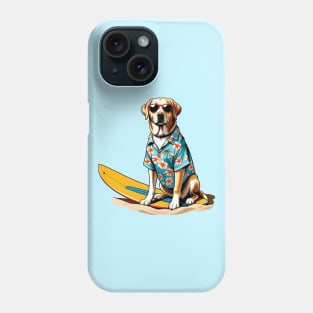 Cool Labrador at the Beach Phone Case