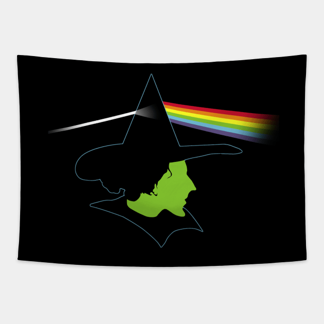Wicked Side of the Moon Tapestry by joshthecartoonguy