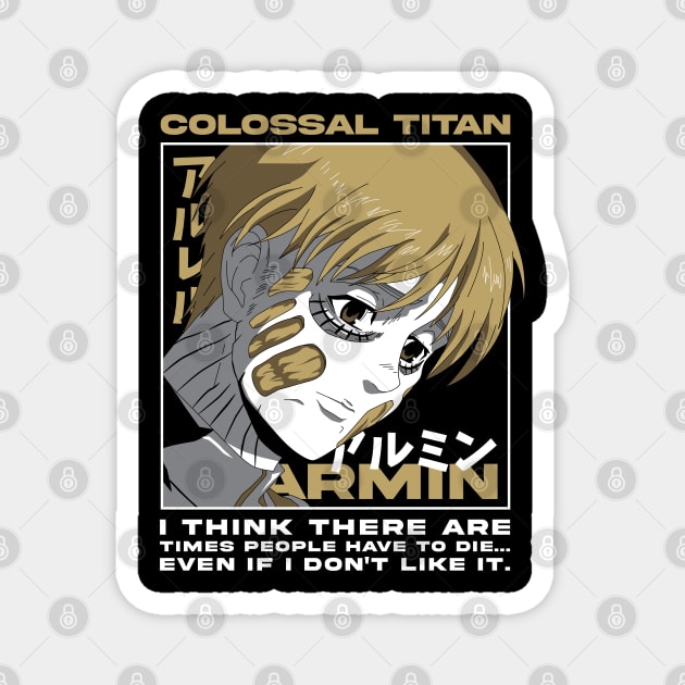 Armin Arlert: The Mind That Saved Humanity Magnet by Otaku Vibes