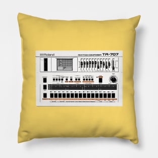 707 707 707 Drum MAchinE 80s Synths Pillow