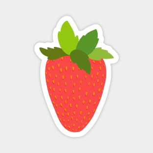 Red Strawberry Magnet