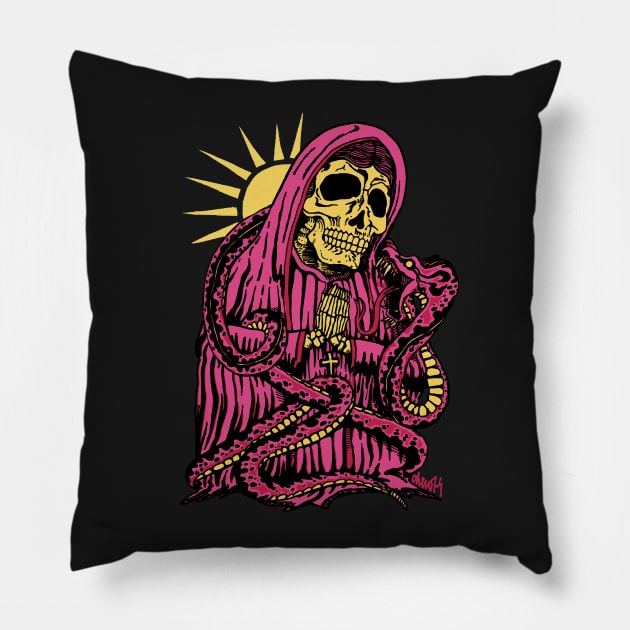 Santa Muerte Pillow by miskel