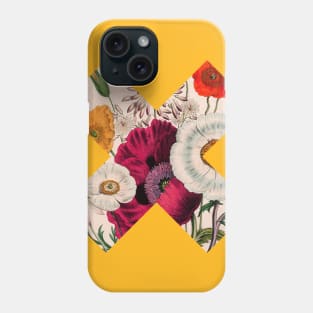 Floral X Phone Case