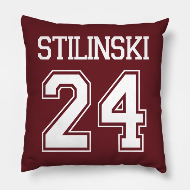 Stiles Stilinski - Lacrosse - 24 - Teen Wolf Pillow by shellysom91