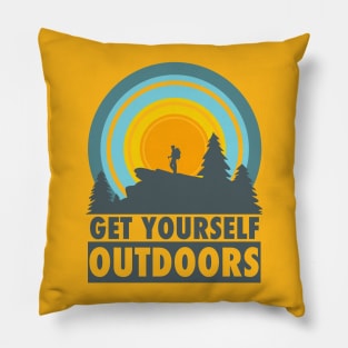 Get Yourself Outdoors Pillow