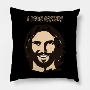 I love Easter - Jesus Meme Design Pillow