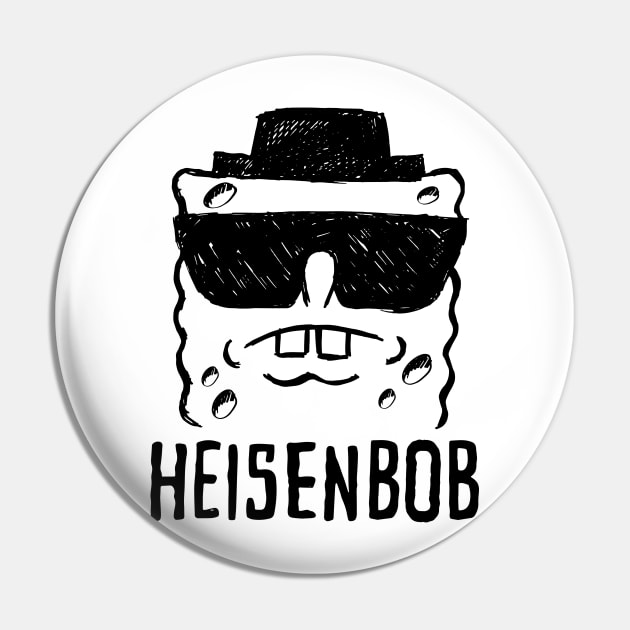 Sponge Bob Breaking Bad Parody Heisenbob Pin by DeepFriedArt