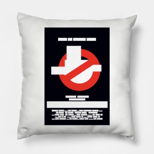 Ghostbuster Simple Pillow