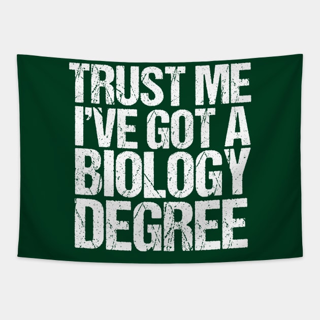 Funny Biology Major Graduation Tapestry by epiclovedesigns