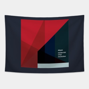 Modernist Vinyl Revolution Tapestry