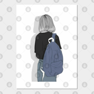 Sad Anime Girl Posters And Art Prints Teepublic