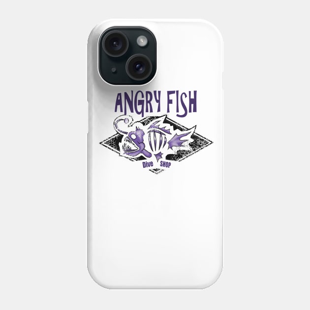 Angry Fish Phone Case by PeggyNovak
