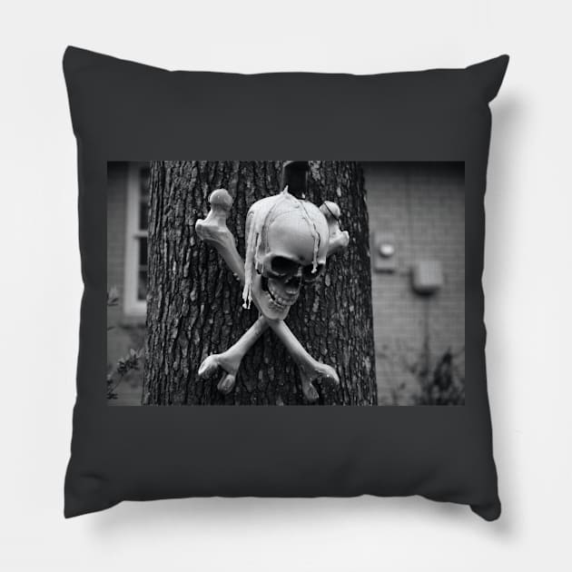 Creepy Tree Art Pillow by Ckauzmann