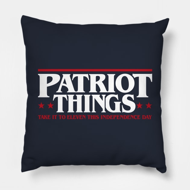 Patriot Things - Upside Down 4th July Pillow by RetroReview