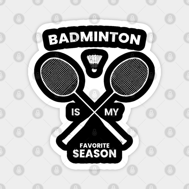 badminton Magnet by Circle Project