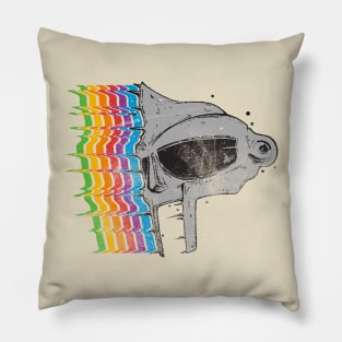 Retro Doom - Light Vintage Look Pillow