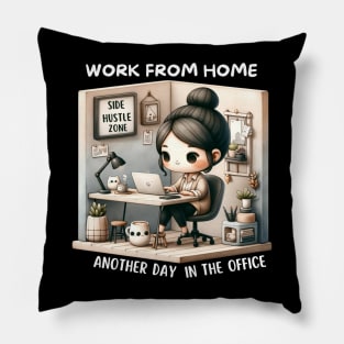 Funny Work From Home Pillow