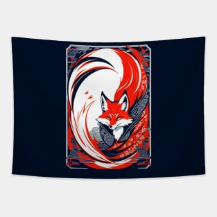 Yokai Fox Spirit Tapestry