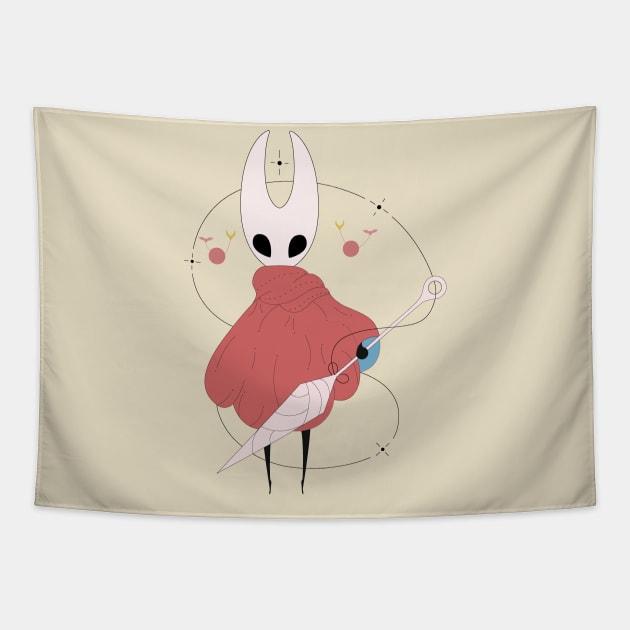 Hollow knight hornet Tapestry by BrainDrainOnly