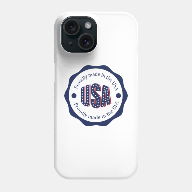 Proudly made in USA design Phone Case by AllThingsCool