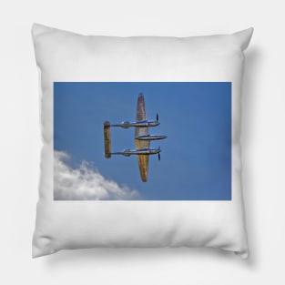 Lockheed P-38 Lightning from below Pillow