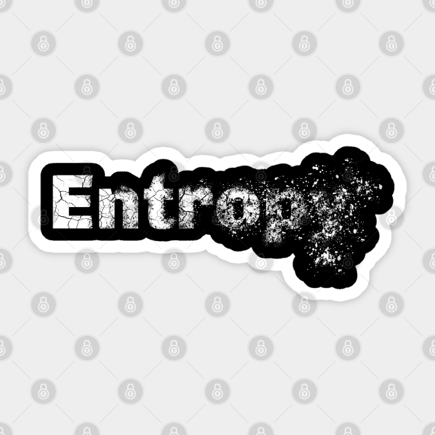 Illuminated Entropy - Science - Sticker