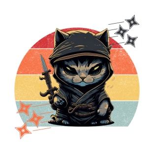 Cute Cat Ninja T-Shirt