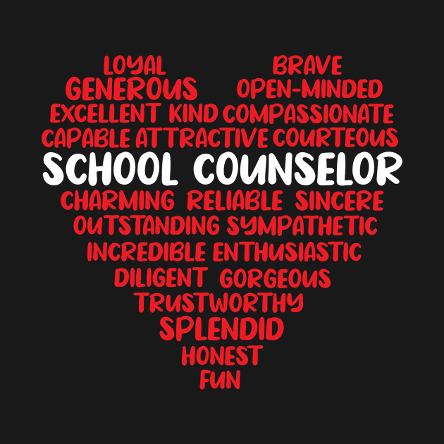 Gift for School Counselor by TheBestHumorApparel