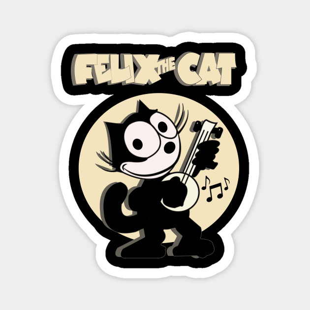 Banjo Playing Musical Felix Old School Retro Cat Cartoon Art - Felix The Cat - Magnet | TeePublic Banjo Playing Musical Felix Old School Retro Cat Cartoon Art - Felix The Cat - Magnet | TeePublic
