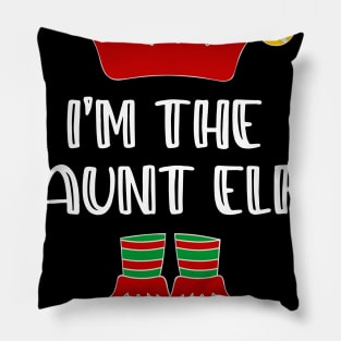 I'm The Aunt Elf Matching Family Group Christmas Pillow