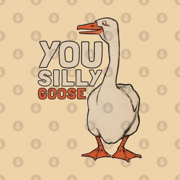 Vintage Funny Goose by KewaleeTee