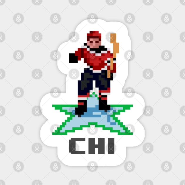 NHL94 Chicago Blackhawks Magnet by Madhouse Chicago Hockey Podcast