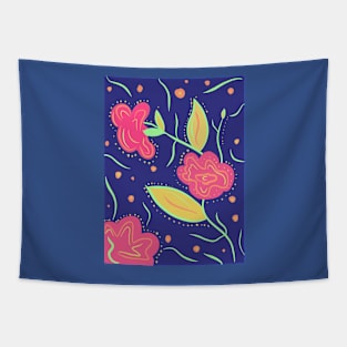 Abstract flowers Tapestry