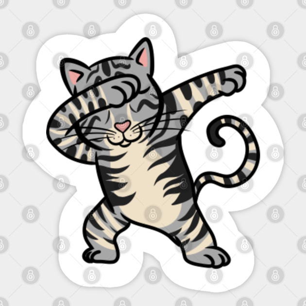 American Shorthair Cat Dabbing American Shorthair Cat Sticker