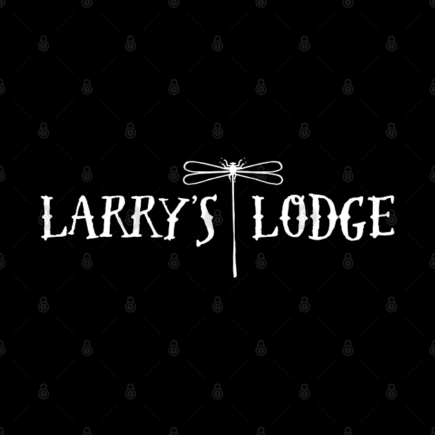 Larry's Lodge - Dragon Fly White by fakebandshirts