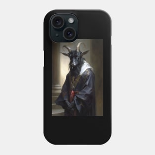 Black Goat Classic Portrait Phone Case