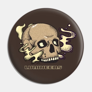 Lumineers skull Pin