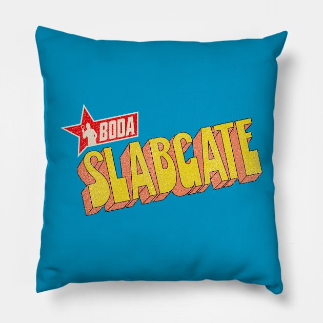 BODA Slabgate Textual Graphic Pillow by OldSalt